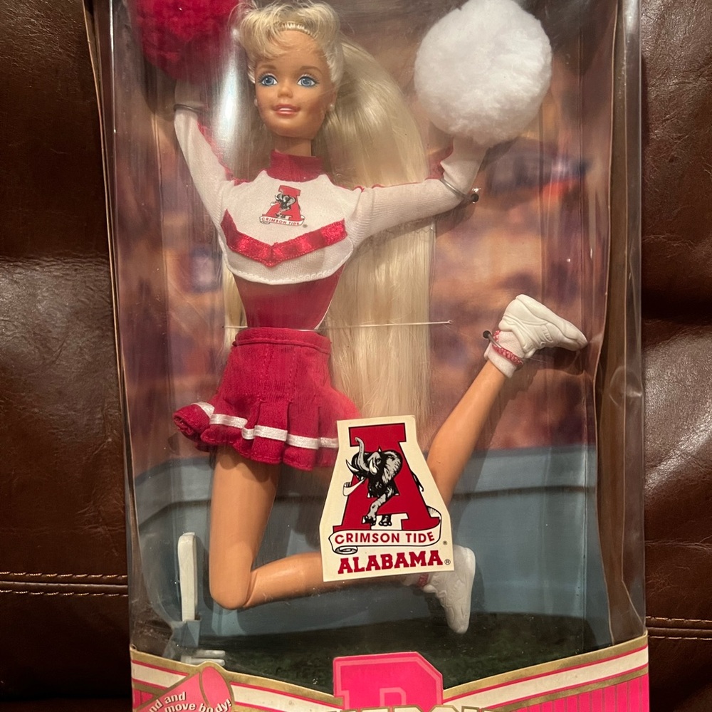 Barbie Cheerleader Doll with Red and White Outfit